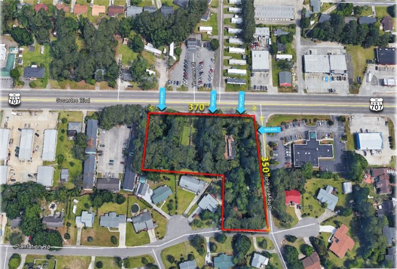 Socastee Tract: 4611 Highway 707, Myrtle Beach, SC 29588